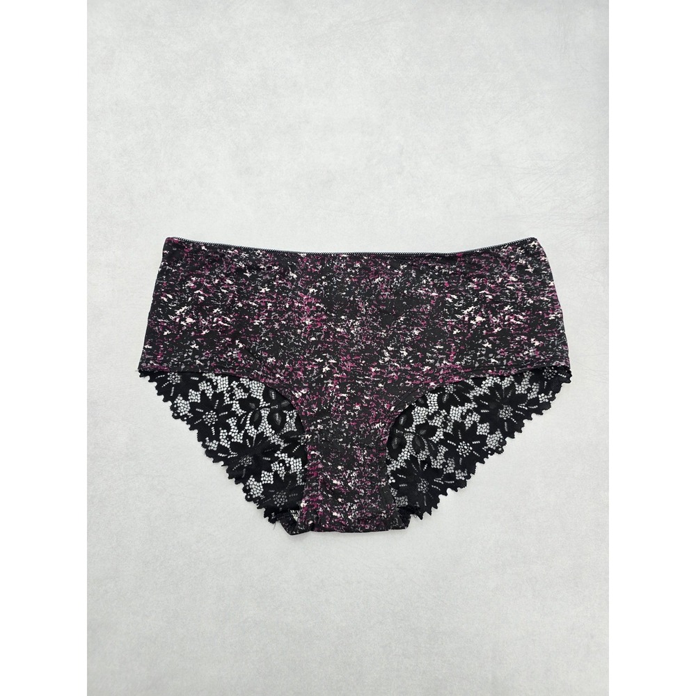Multicolor Black Lace Whimsygoth Romantic Boudoir Bridal Panty Plus Size 2X
